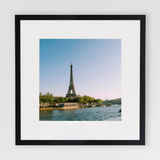 Marco de 45x45 cm en color negro con marialuisa y tu foto