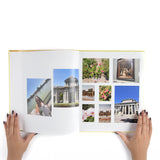 Álbum Travel Coffee Table - Pictoset Portada Paises Prediseñados. Paris, Croacia, Italia, Paris, Japón.