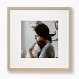 Marco 40x40 cm Beige con tu foto - Pictoset