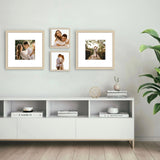 Frame Set Básico II Marcos Beige con tus Fotos- Pictoset