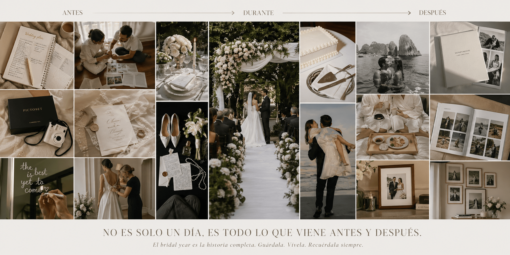 ¿Qué es un bridal year? (Y por qué tu boda no dura solo un día) - Pictoset
