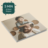 Álbum Original - Pictoset Álbum de Fotos Personalizado. Diseño con Inteligencia Artificial. Papel Fotográfico, PAsta Dua.