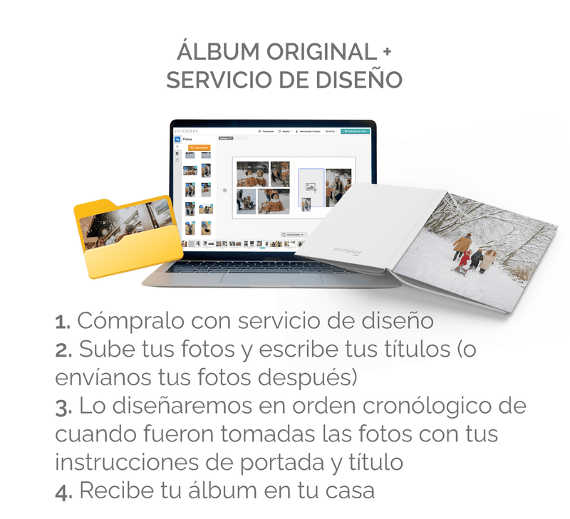 Álbum Original + Servicio de Diseño - Pictoset
