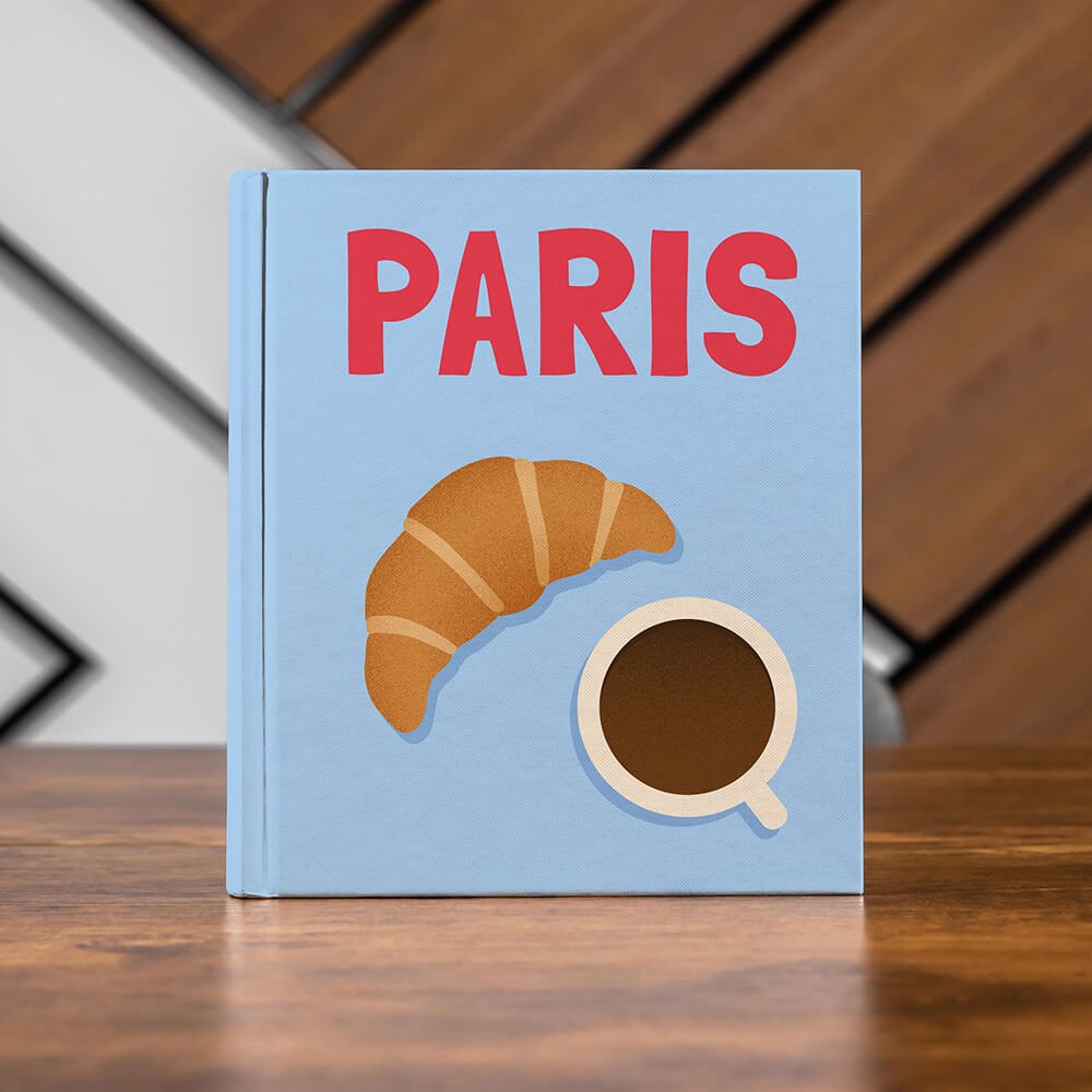 Álbum Travel Coffee Table - Pictoset Portada Prediseñadas como Paris