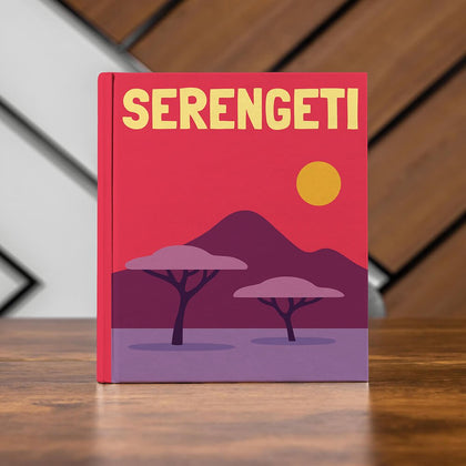 Álbum Travel Coffee Table - Pictoset Portada Prediseñadas Serengeti