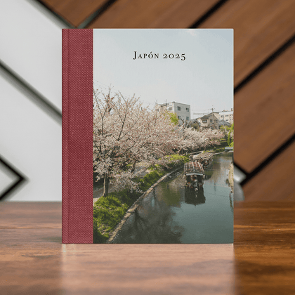 Álbum Wanderlust - Pictoset foto libro de pasta dura con Tela y tu foto