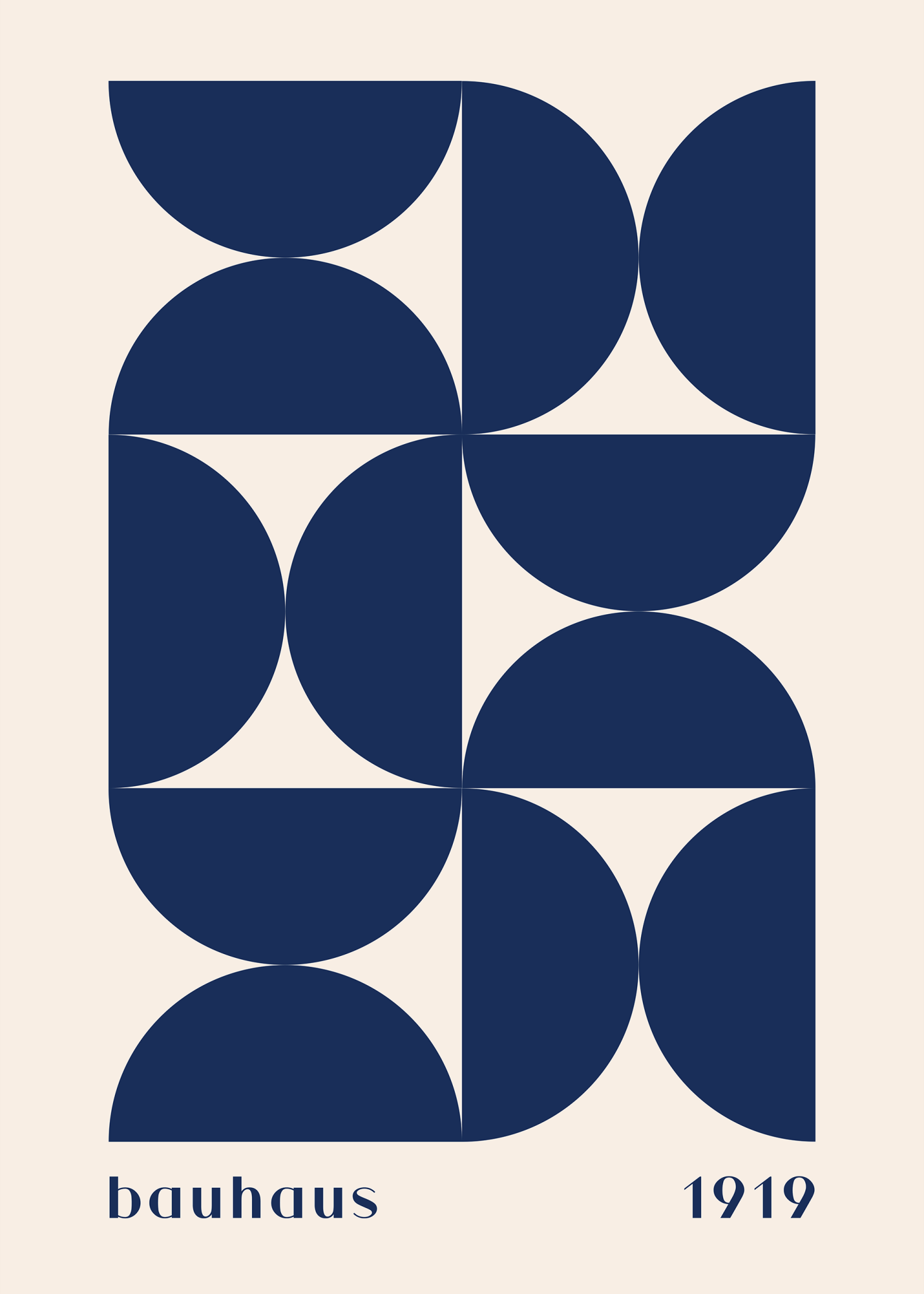 Bauhaus - Azul - Pictoset