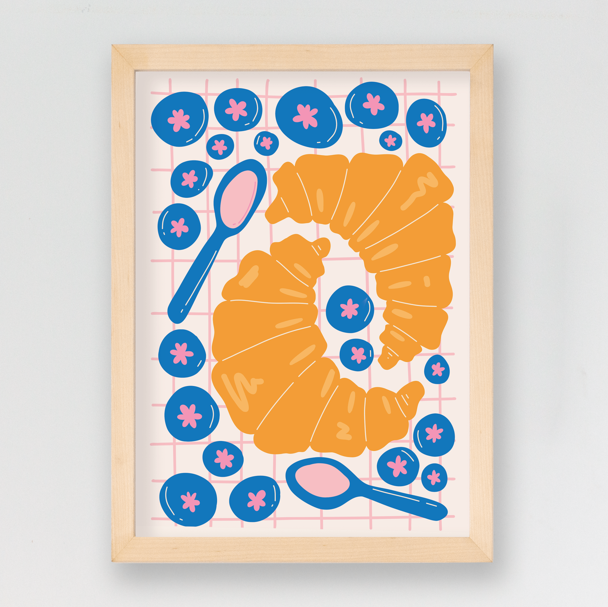 Cocina - Blueberry Croissants - Pictoset