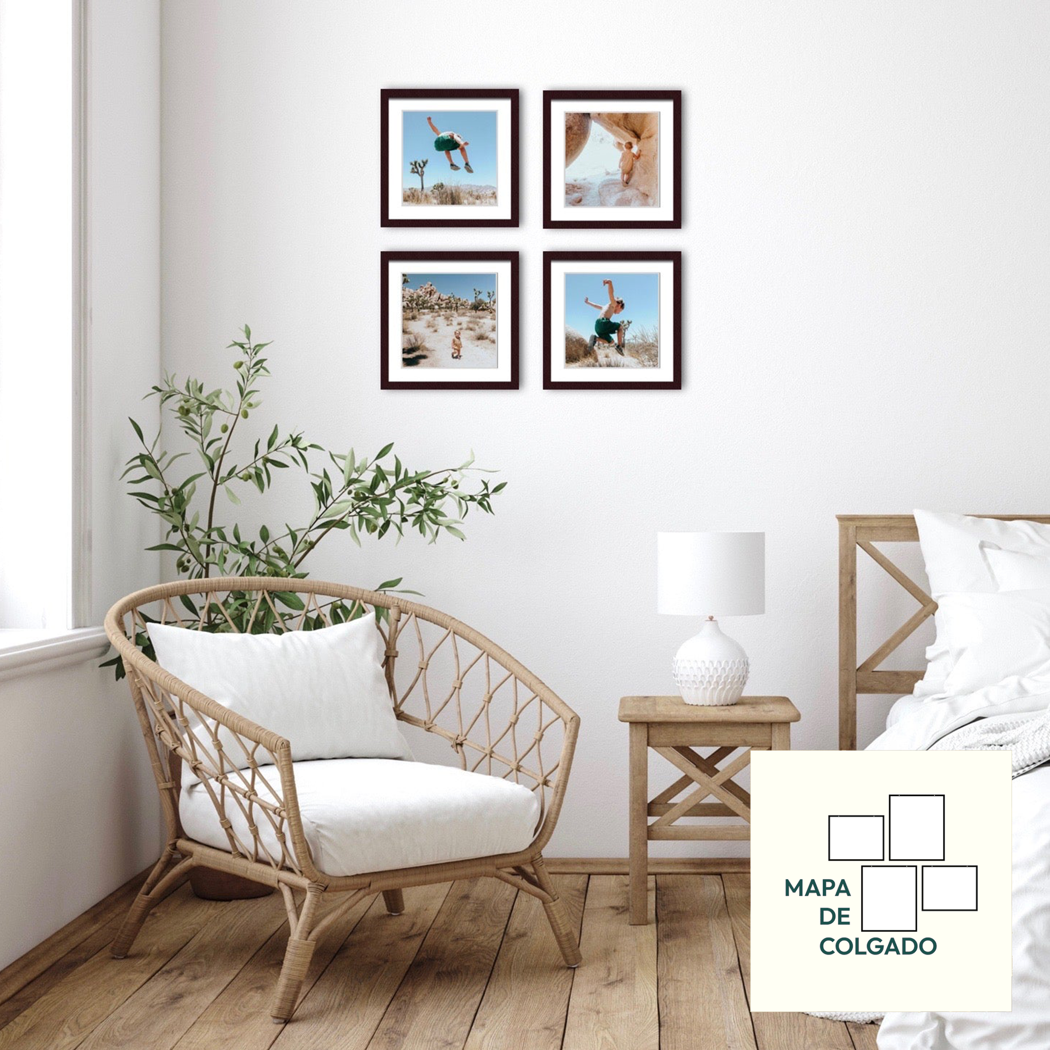Frame Set 4 Fotos Original