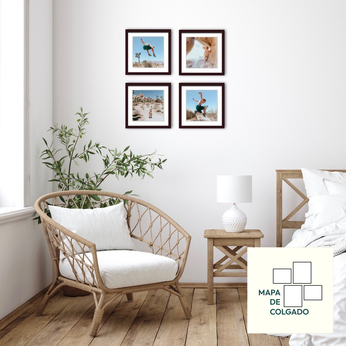 Frame Set 4 Fotos Original