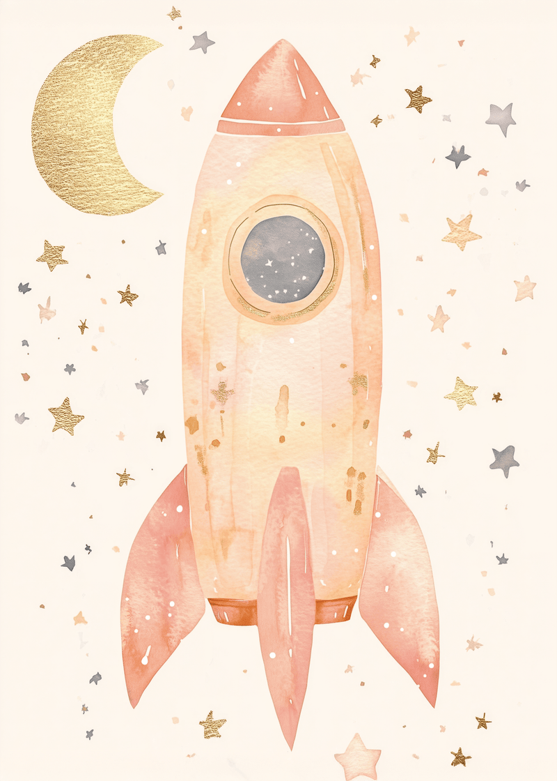 Infantil - Cohete - Pictoset