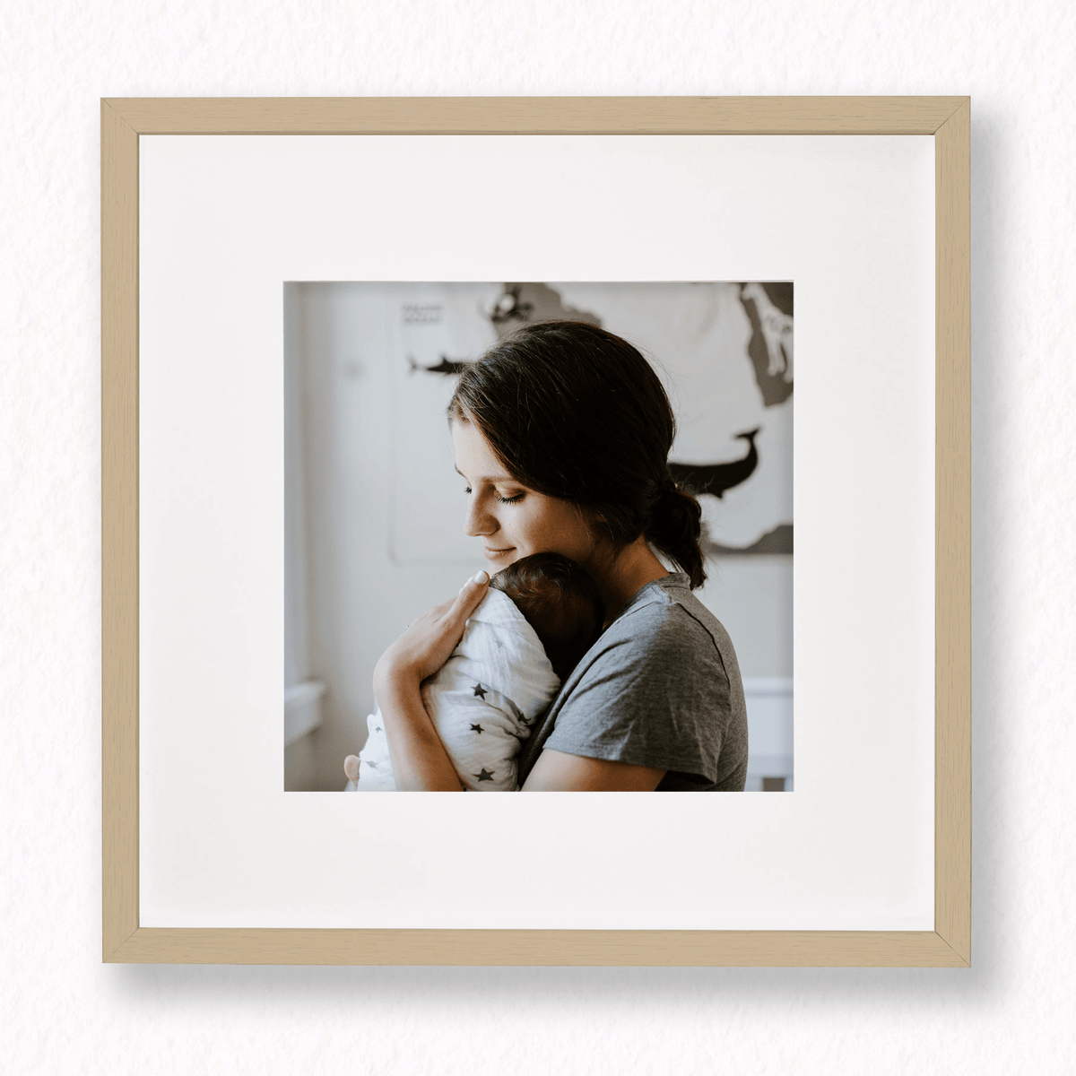 Marco 40x40 cm Beige con tu foto - Pictoset