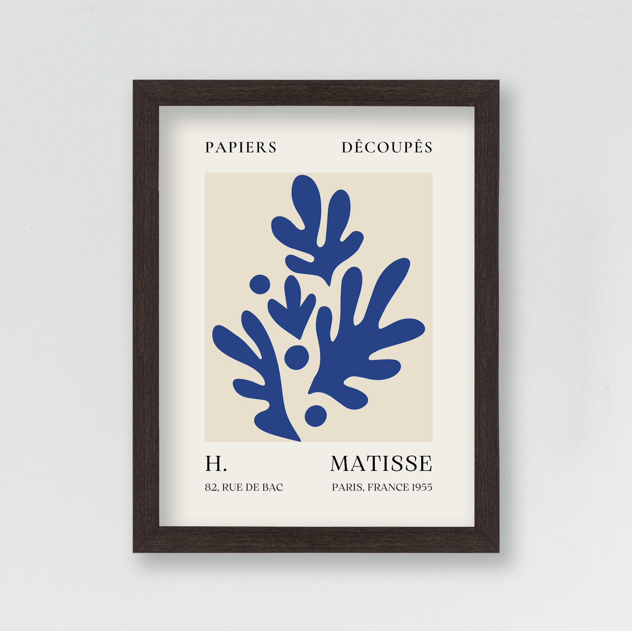 Matisse - Papiers Découpés Azul - Pictoset