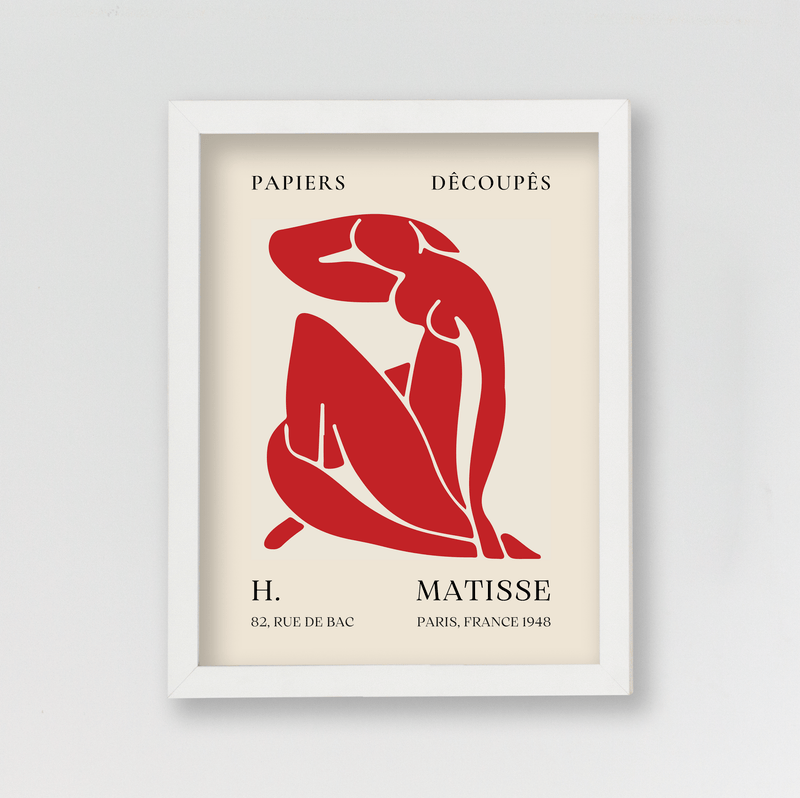 Matisse - Papiers Découpés Rojo - Pictoset