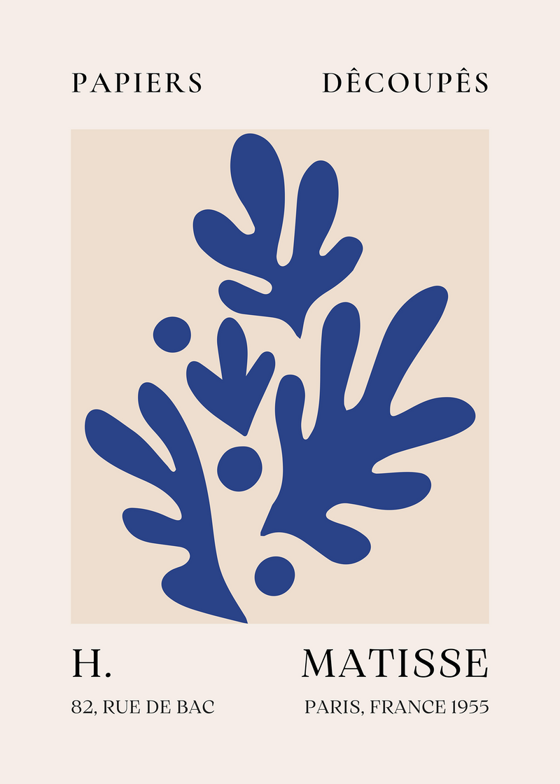 Matisse - Papiers Découpés Azul