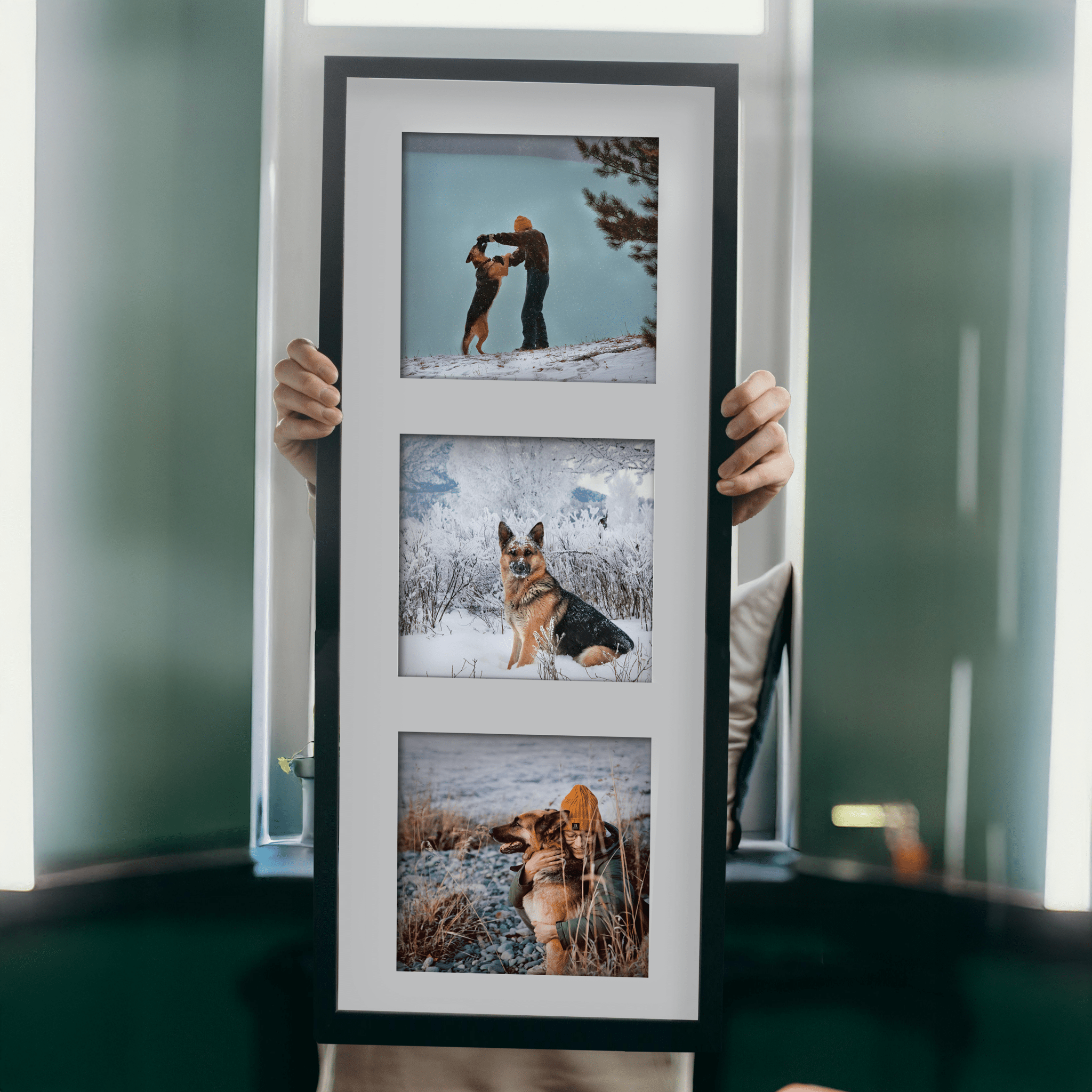 Tríptico en Vertical 25x62 cm - Pictoset con tus fotos