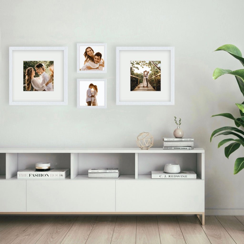 Frame Set Básico II 4 Marcos Blancos - Pictoset