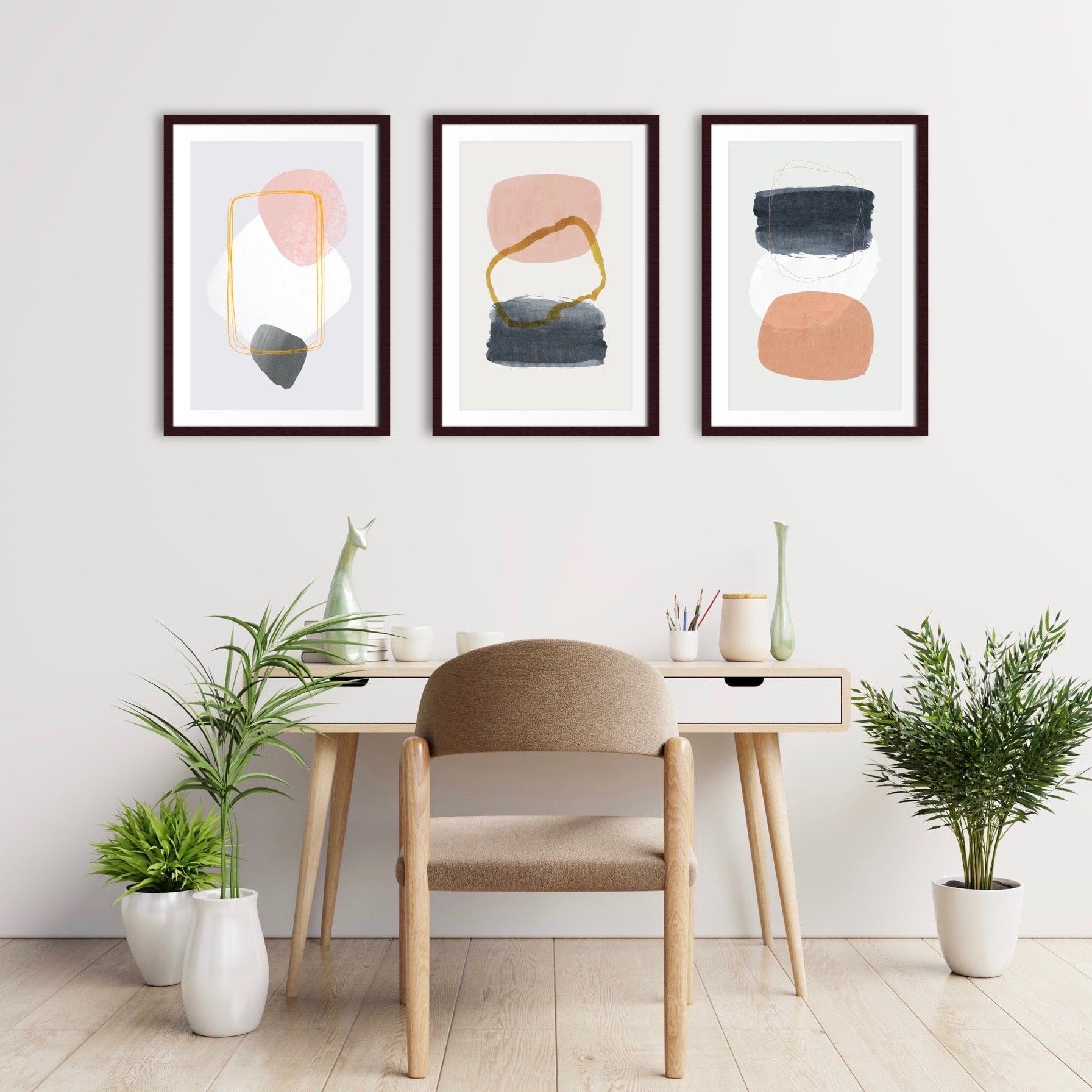Frame Set Home Office Wall Art - Pictoset