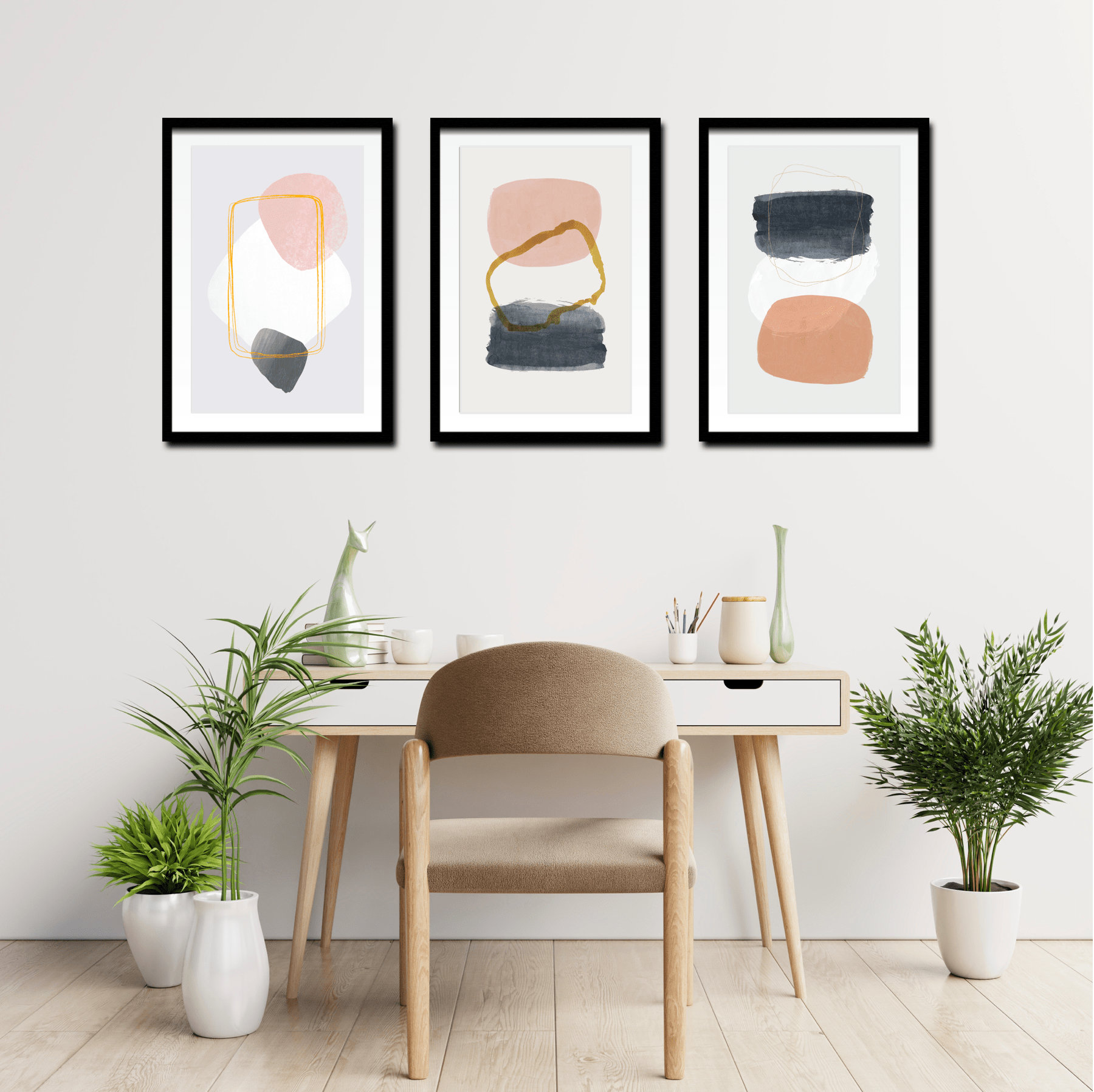 Frame Set Home Office Wall Art - Pictoset