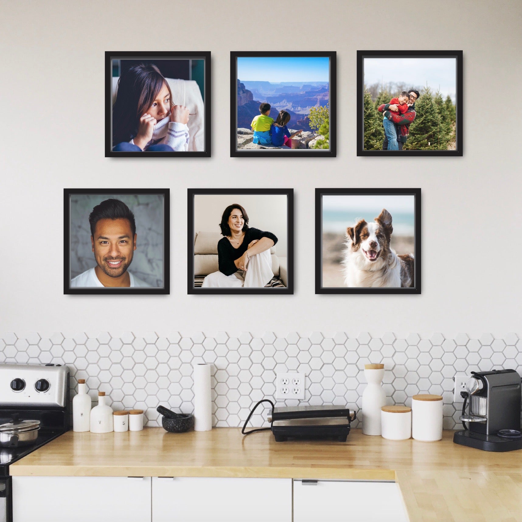 Voucher Frame Set 6 Fotos Original - Pictoset